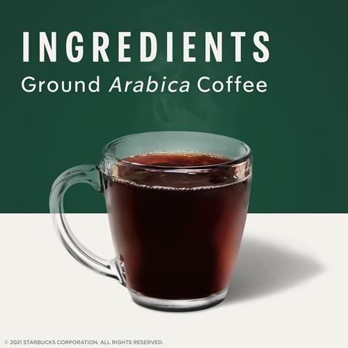 Starbucks Ground Coffee, Medium Roast Coffee, House Blend, 100% Arabica, 1 Bag (12 Oz)
