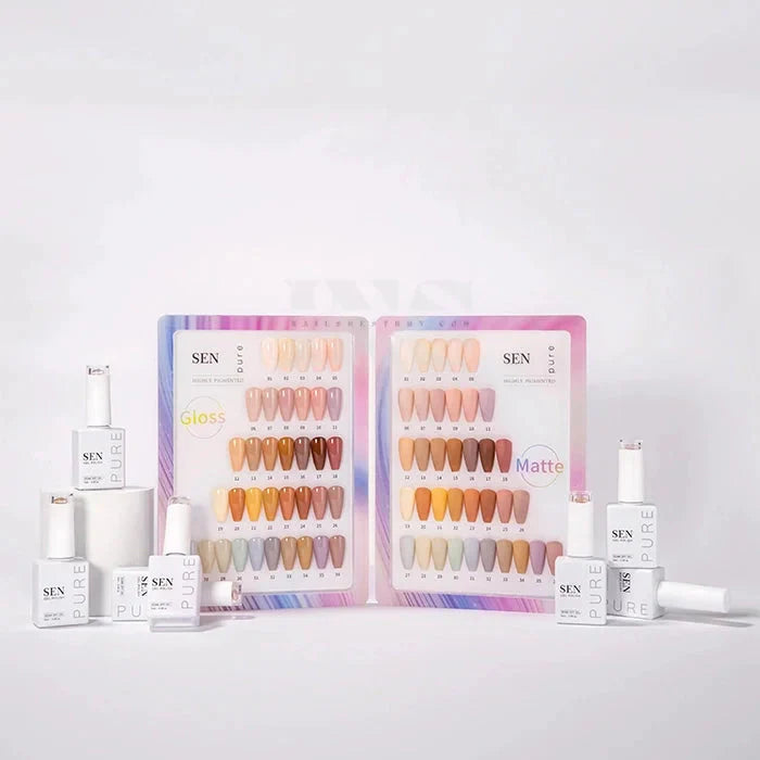 SEN PURE Nude 36 Gel Collection (Free Top-Base-Matte)